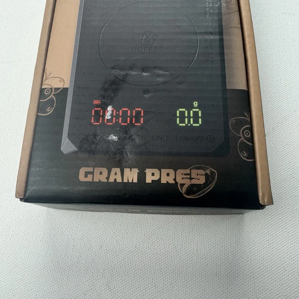 GRAM PRES Digital Coffee Scale CS-016 2000g Timer Pour Over Coffee New